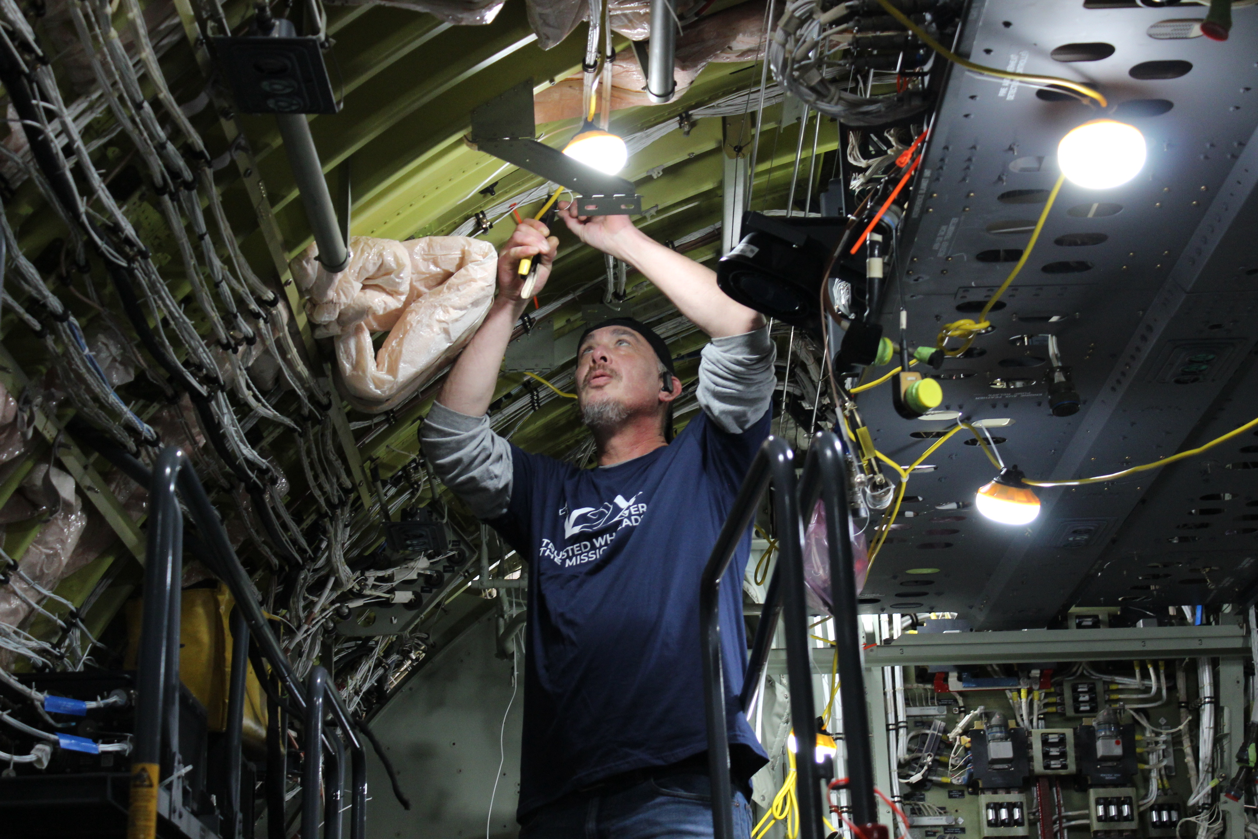 Crew Working on Avionics 2